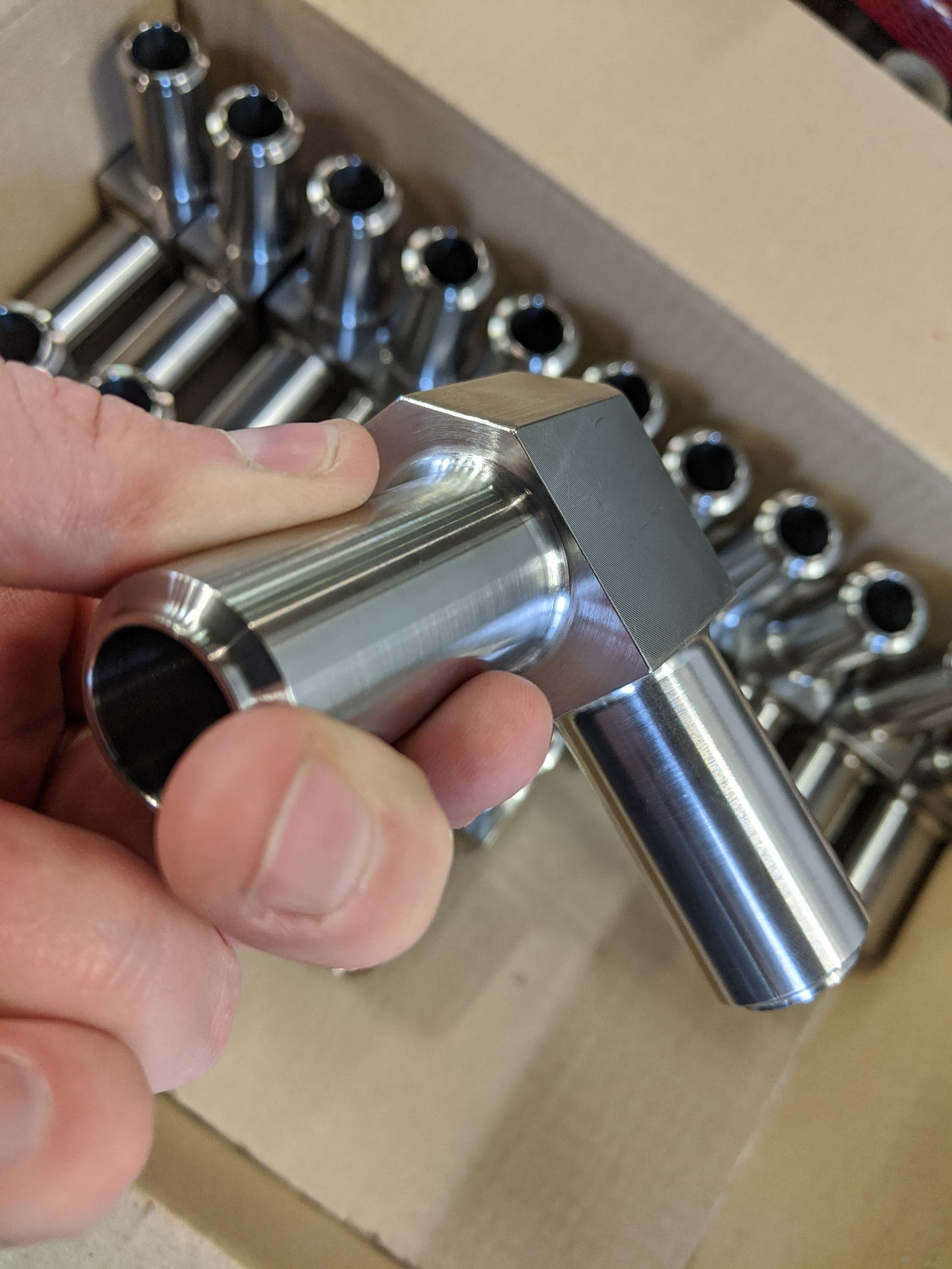 Inconel 625 tee detail