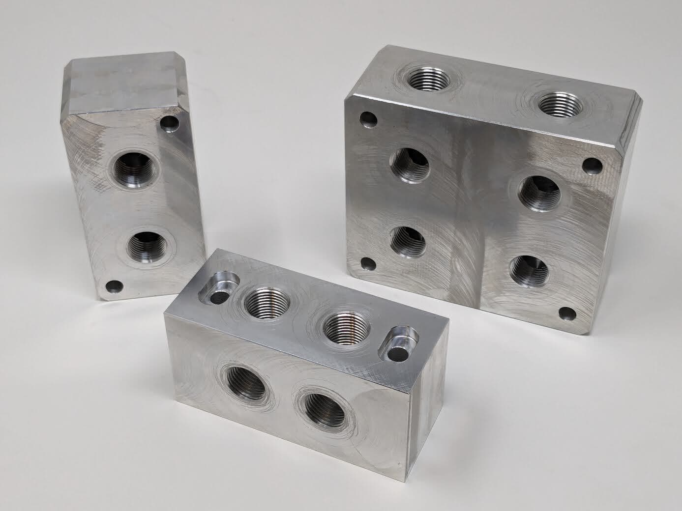 Aluminium pneumatic manifolds