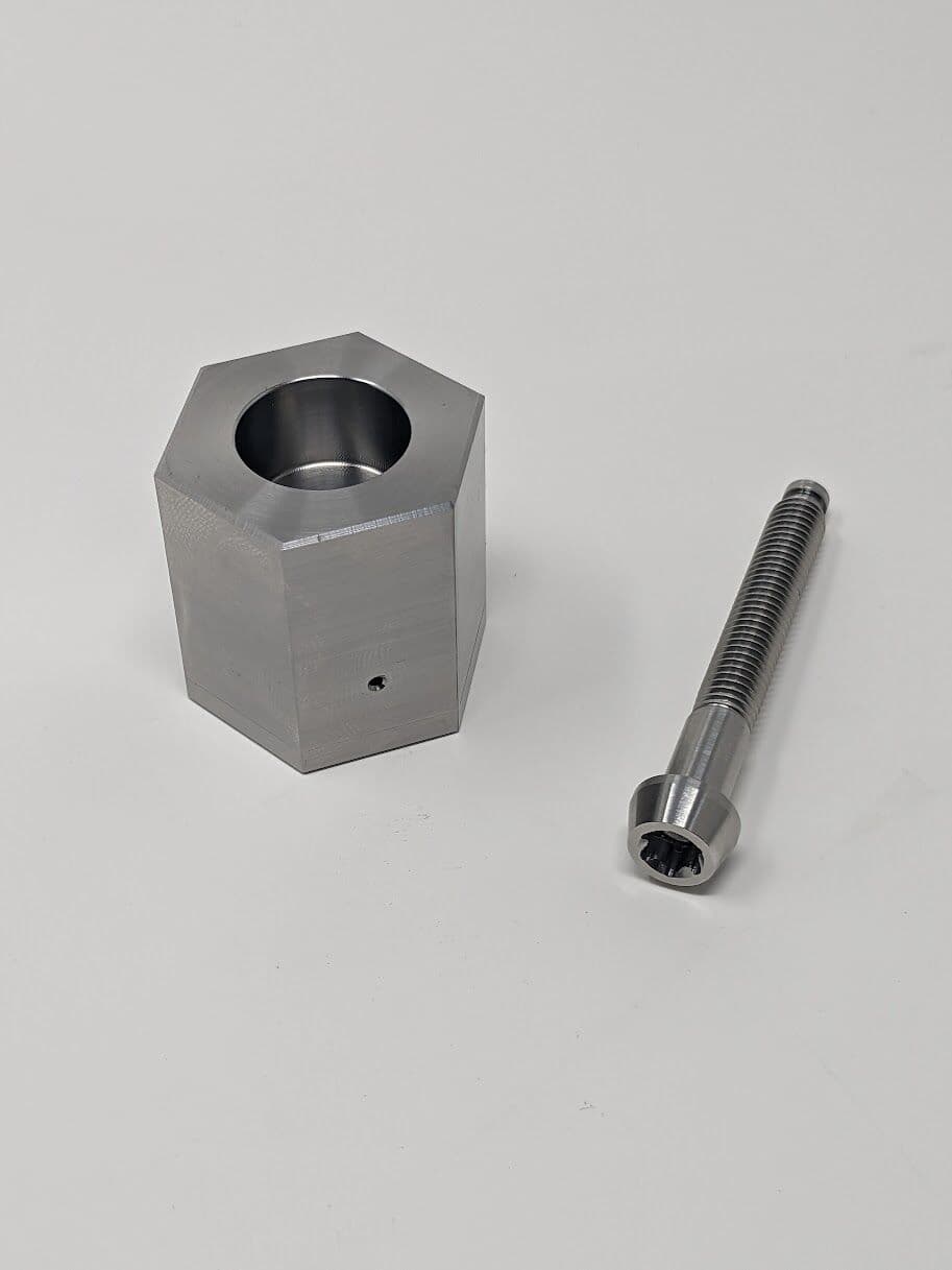 Hex part and pin