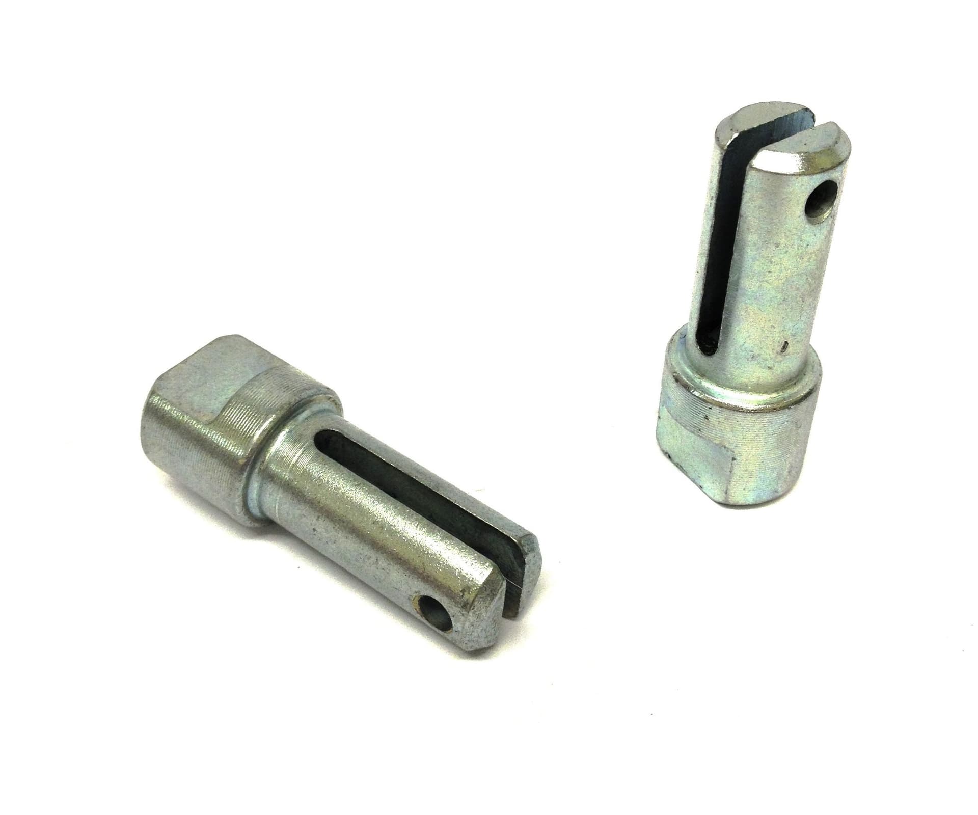 Fork locating pins supplied case hardened and zinc plated